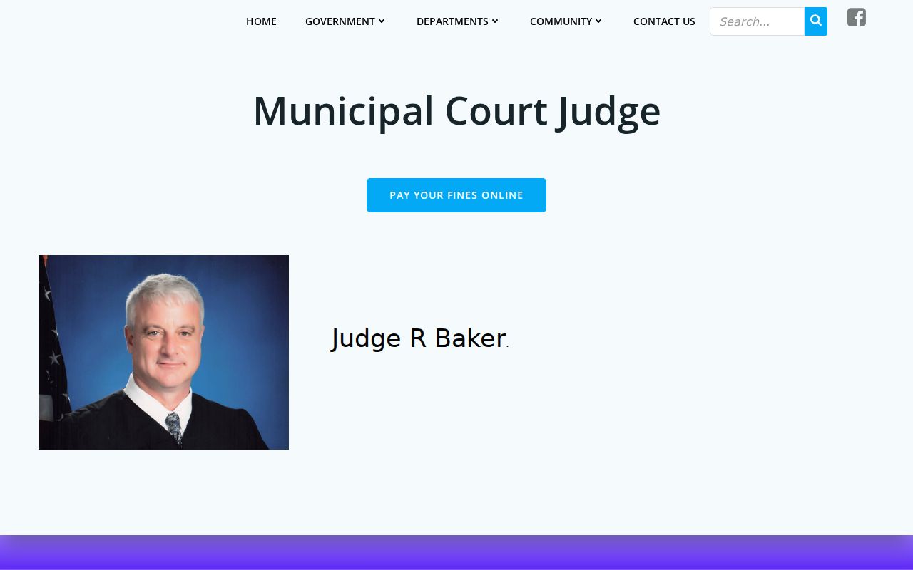 Official Adamsville Municipal Court page with online fines link